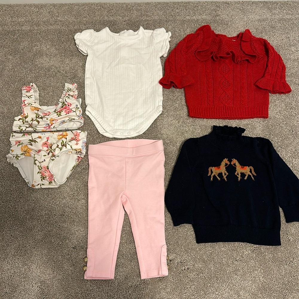 Janie & Jack, baby girl lot 6-12 months